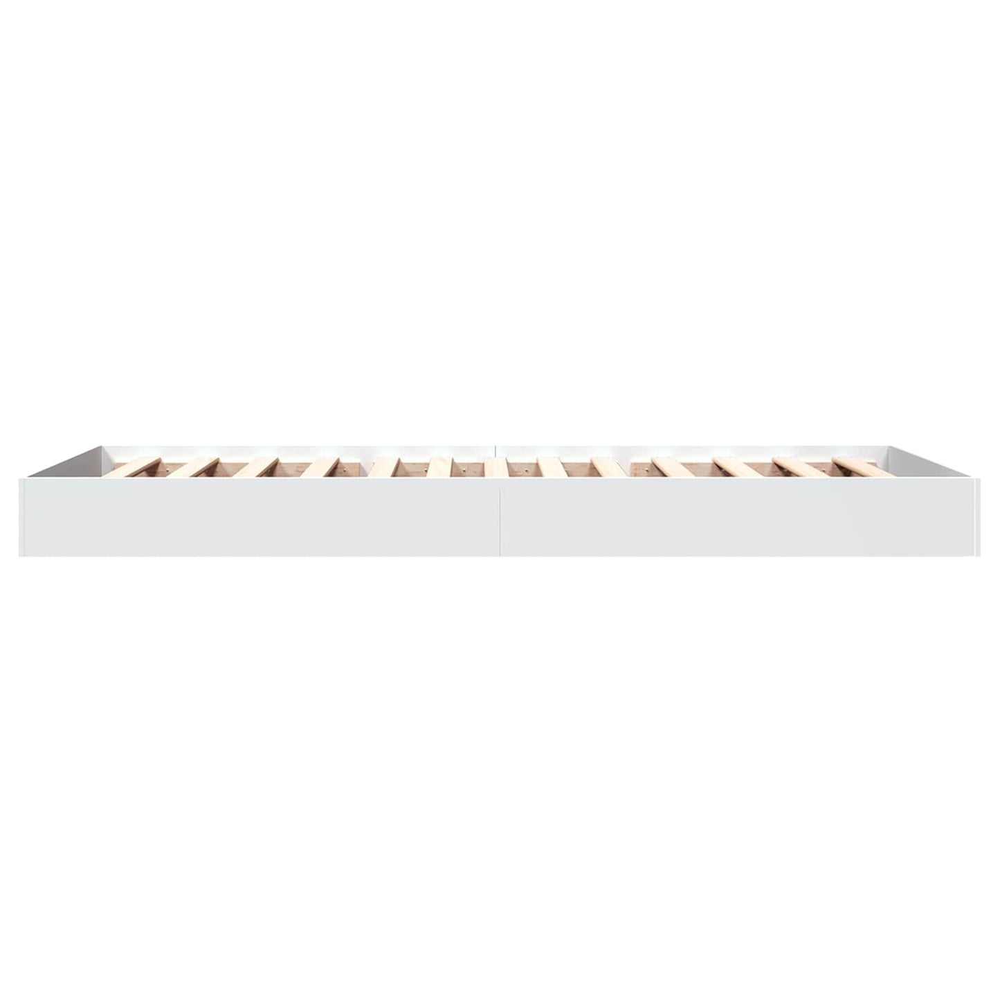Gulvsengramme Hvit 80 x 200 cm Konstruert tre