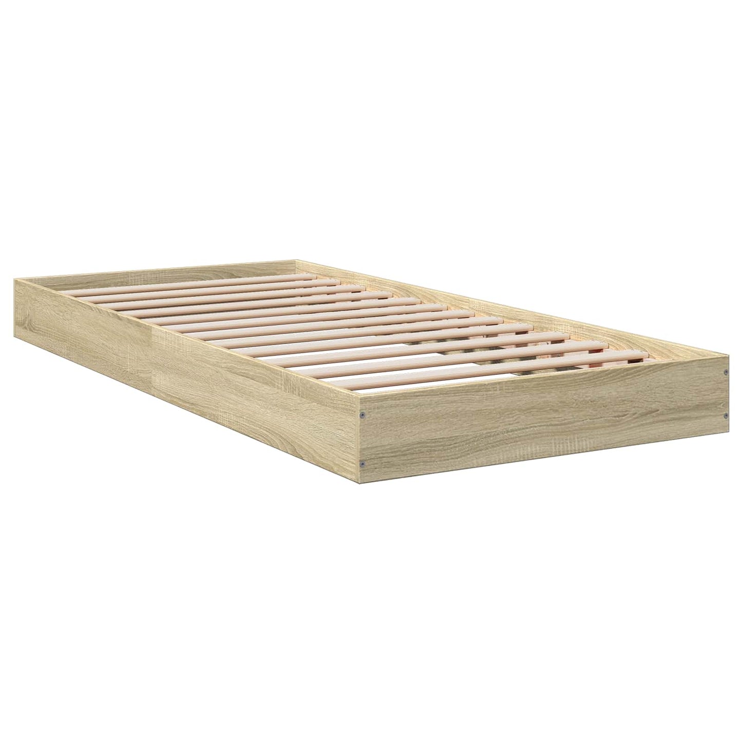 Gulvsengramme Sonoma eik 80 x 200 cm Konstruert tre
