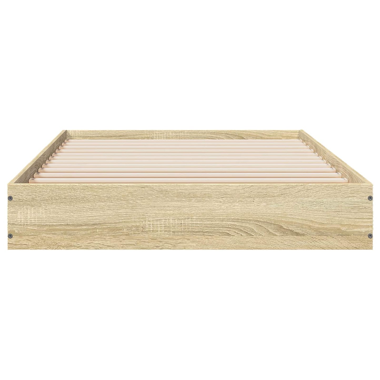 Gulvsengramme Sonoma eik 80 x 200 cm Konstruert tre