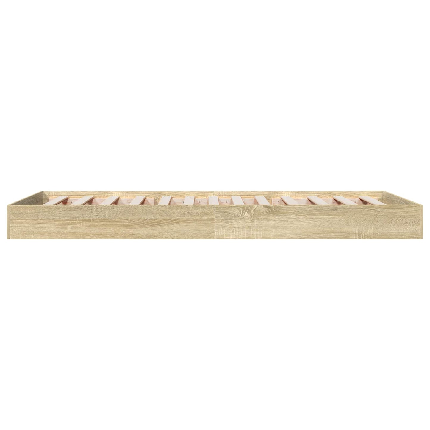 Gulvsengramme Sonoma eik 80 x 200 cm Konstruert tre