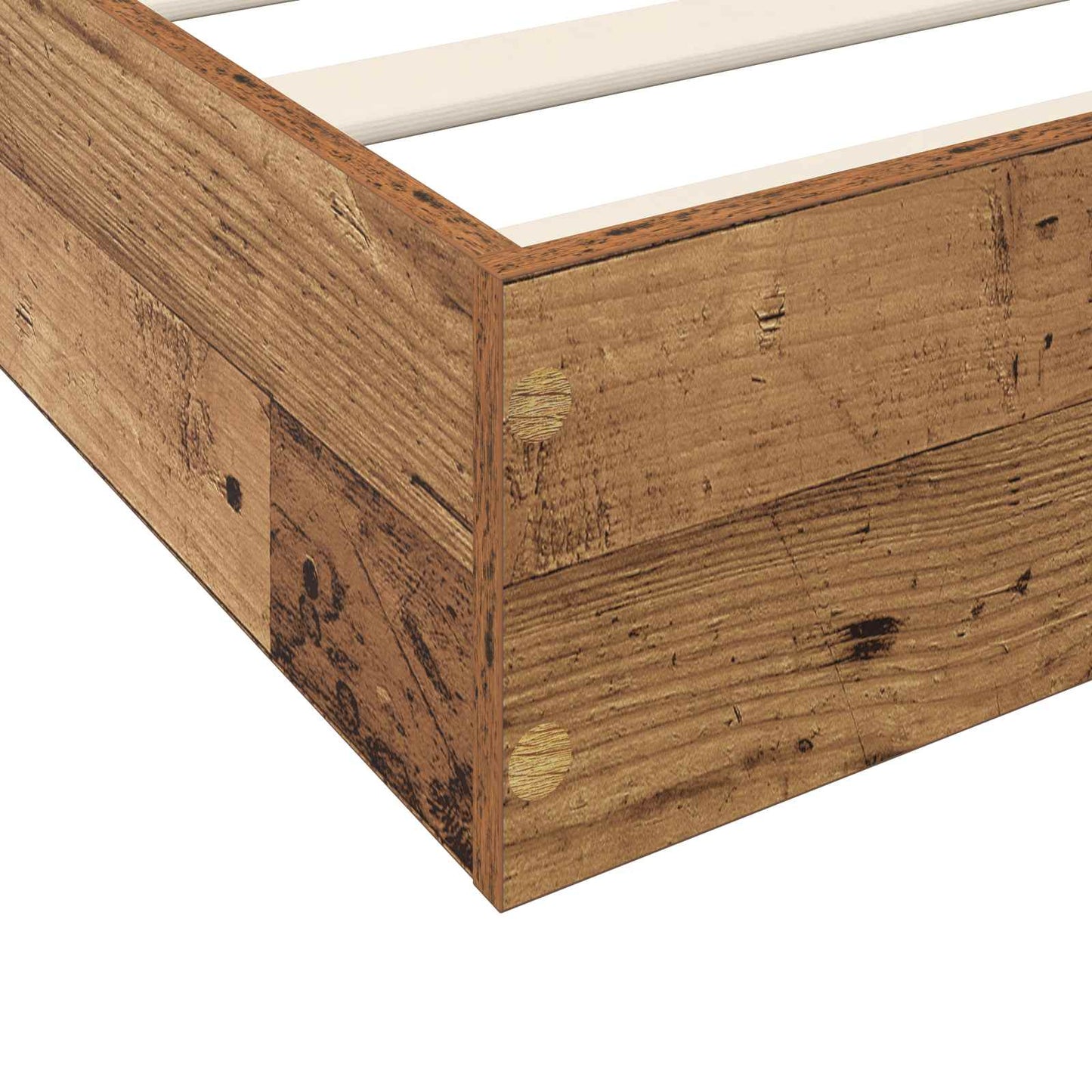Gulvsengramme Gammelt tre 80 x 200 cm Konstruert tre