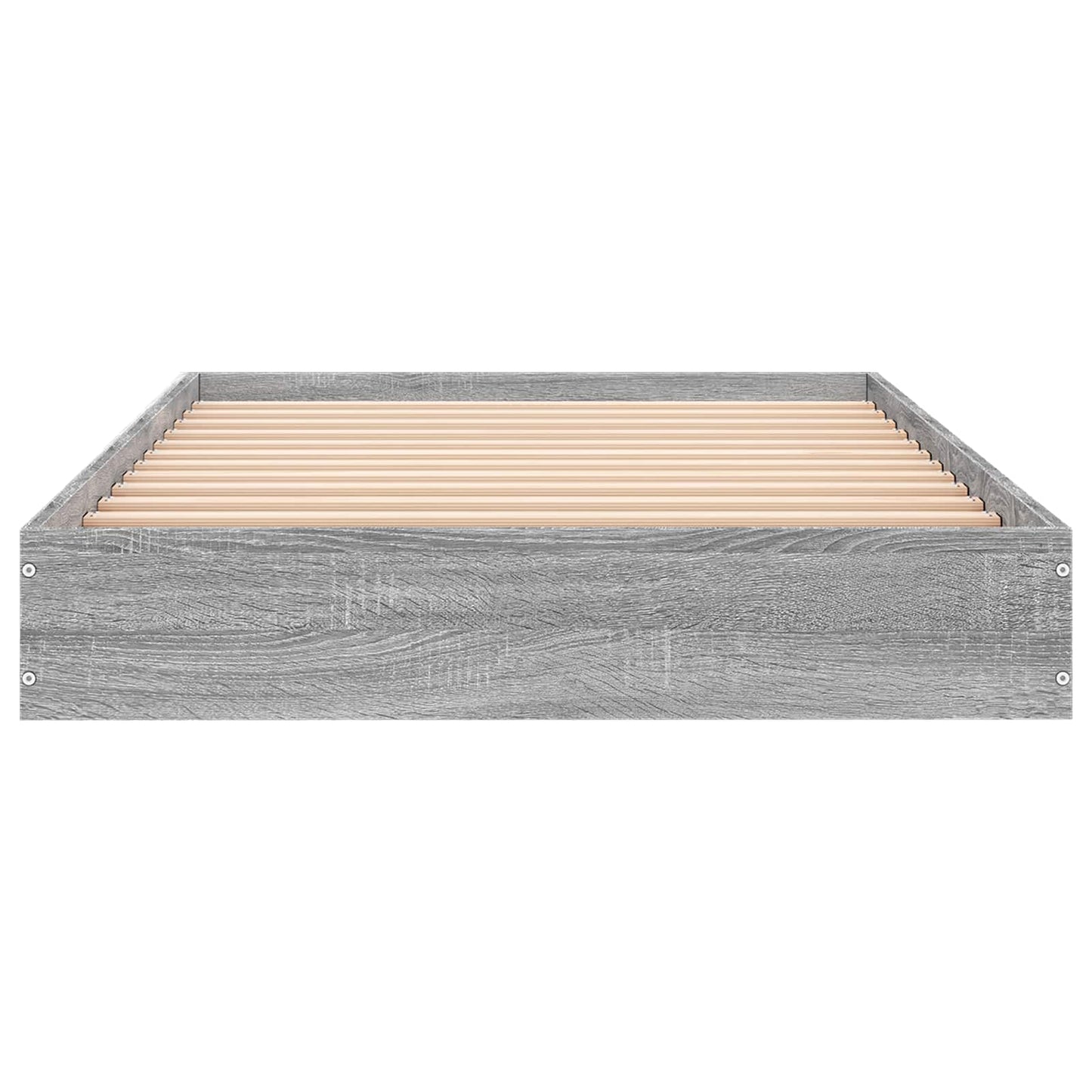 Gulvsengramme Grå Sonoma 80 x 200 cm Konstruert tre