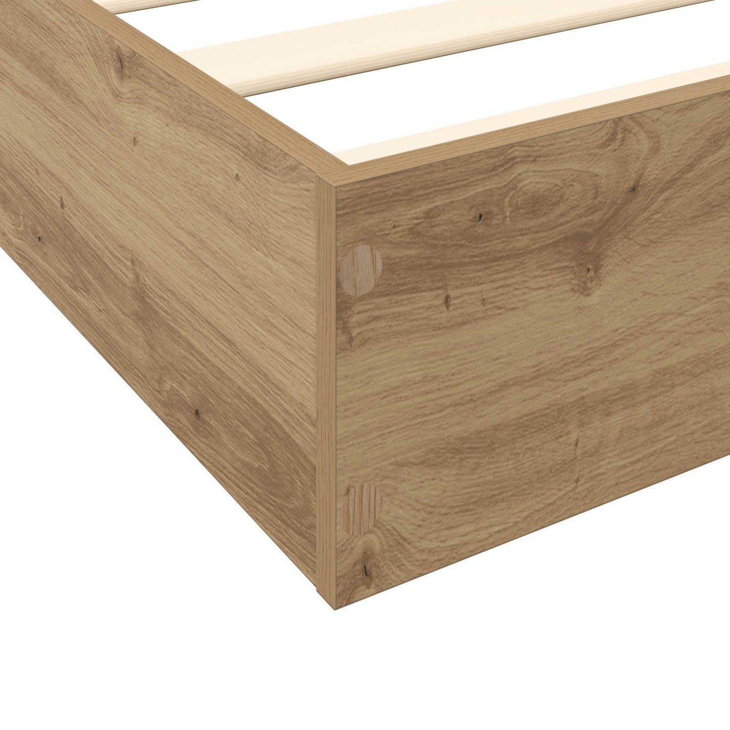 Gulvsengramme Artisan eik 80 x 200 cm Konstruert tre