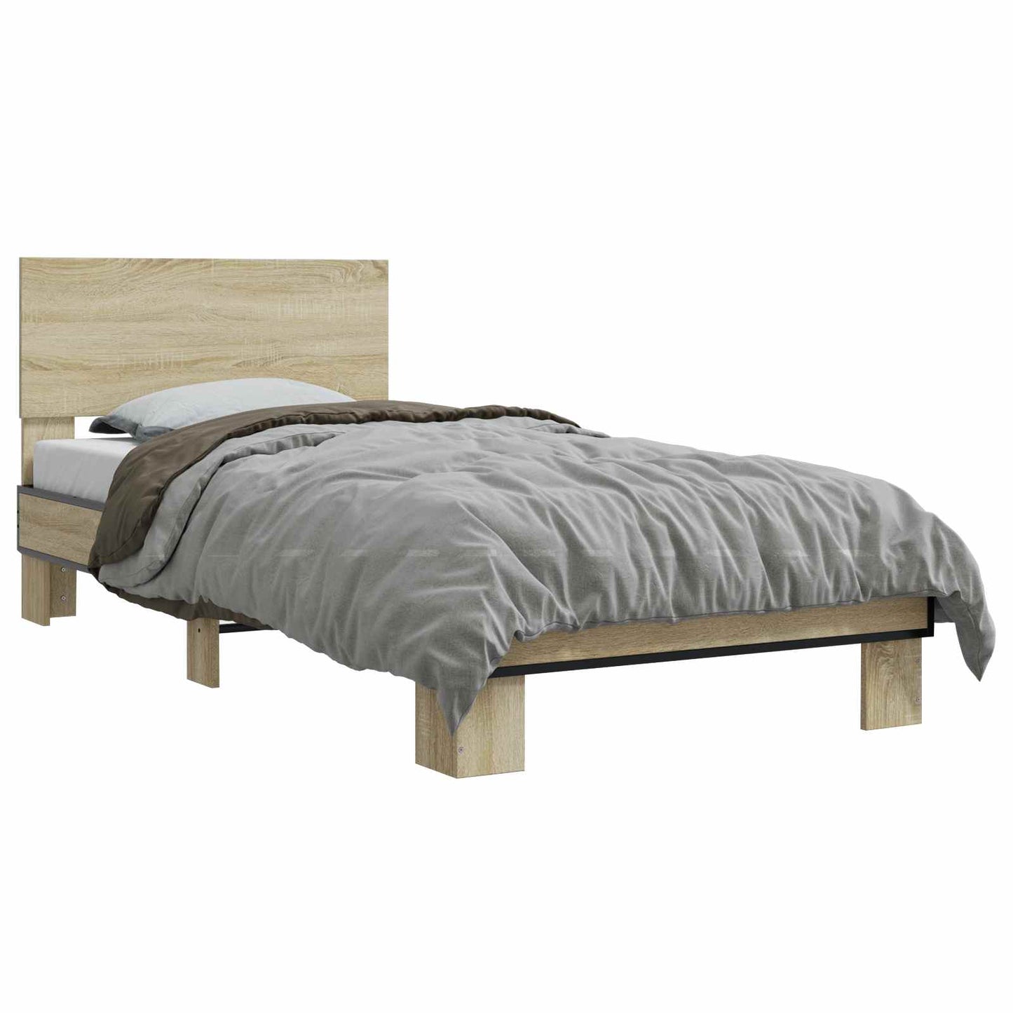 Sengestamme med hodegatt Sonoma eik 80 x 200 cm Konstruert tre