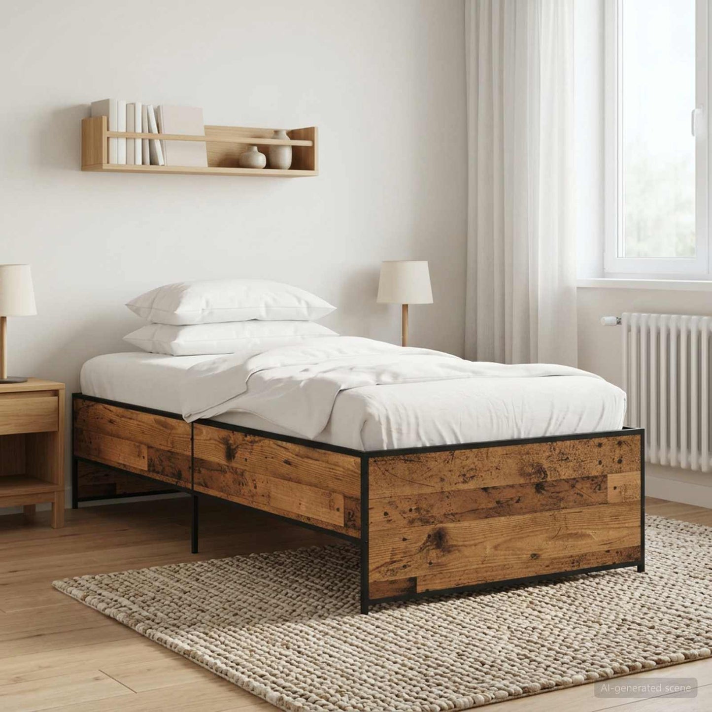 Sengestamme Gammelt tre 80 x 200 cm Konstruert tre