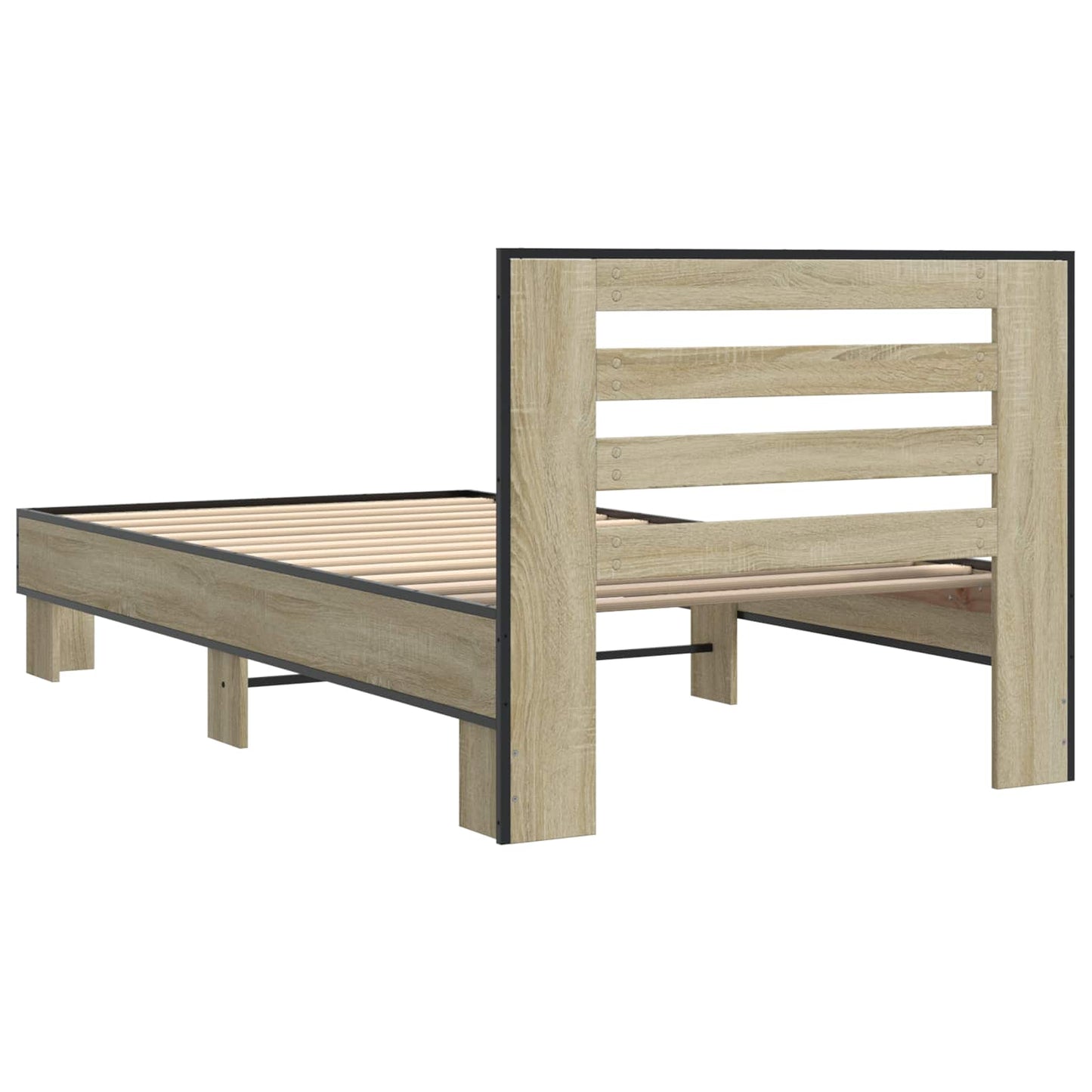 Sengestamme med hodegatt Sonoma eik 80 x 200 cm Konstruert tre