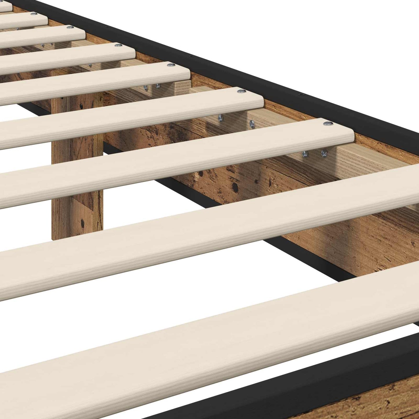 Sengestamme med hodegatt Gammelt tre 80 x 200 cm Konstruert tre