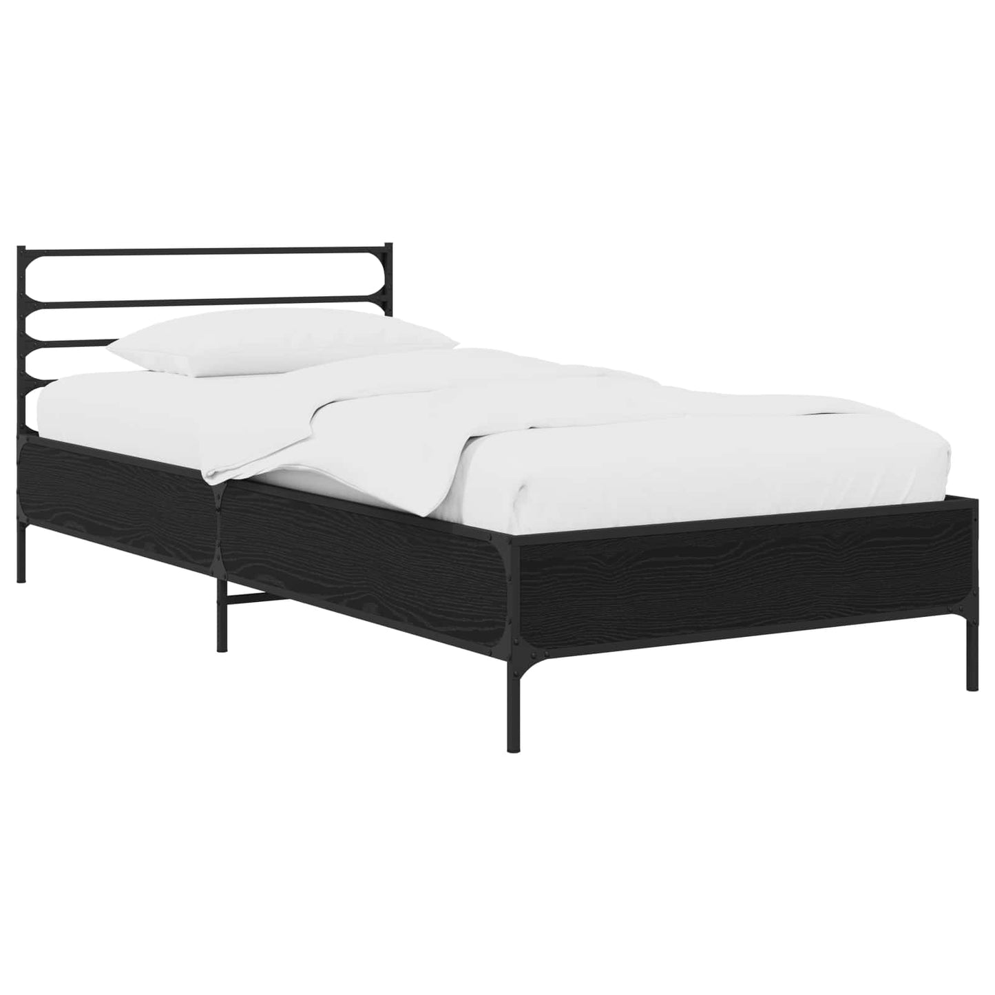 Sengestamme Svart eik 80 x 200 cm Konstruert tre