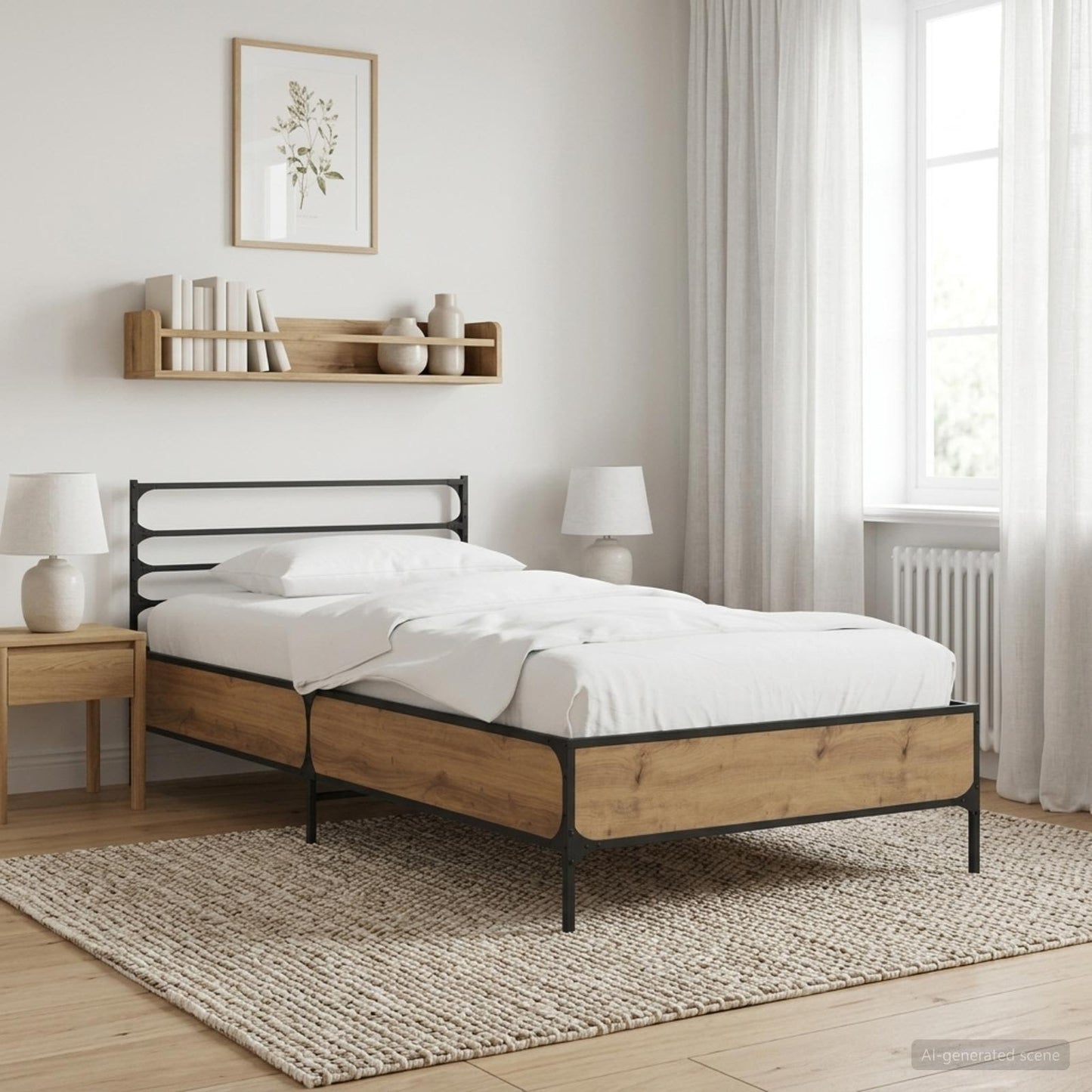 Sengestamme Artisan eik 80 x 200 cm Konstruert tre