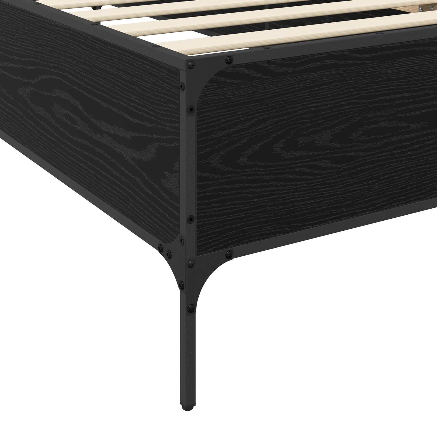 Sengestamme Svart eik 80 x 200 cm Konstruert tre