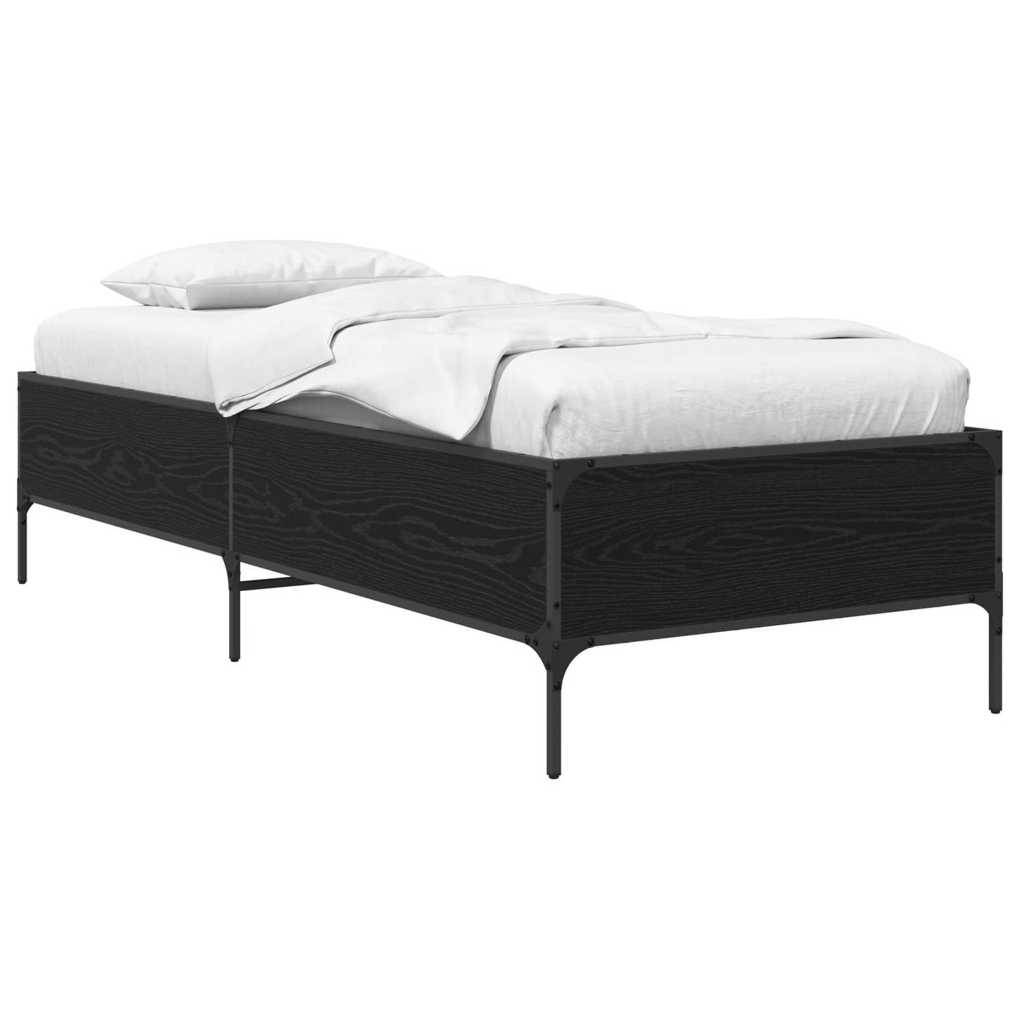 Sengestamme Svart eik 80 x 200 cm Konstruert tre