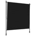 Utendørs Rullegardin Svart 150 x 270 cm