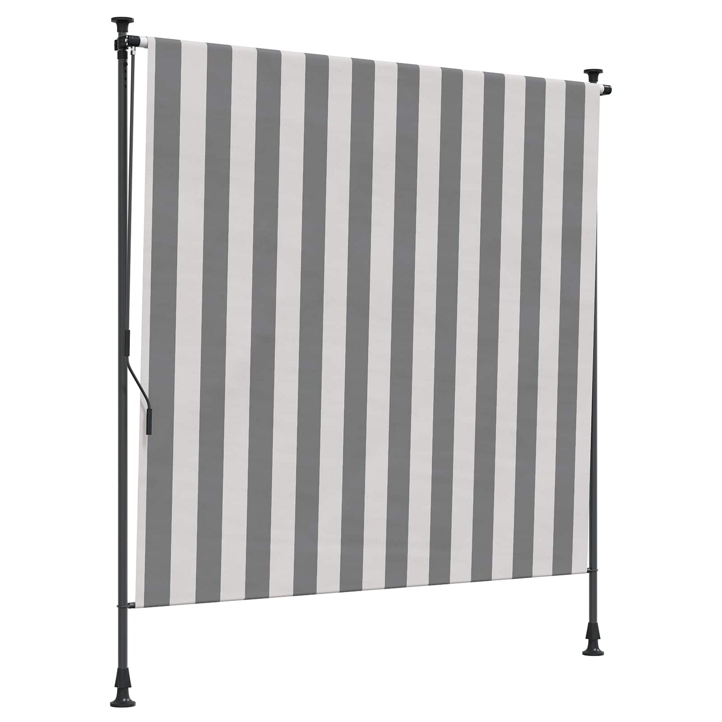 Utendørs Rullegardin Antrasitt og Hvit 120 x 270 cm