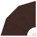 Balkong privat skjerm 140 x 140 cm Polyester Brun