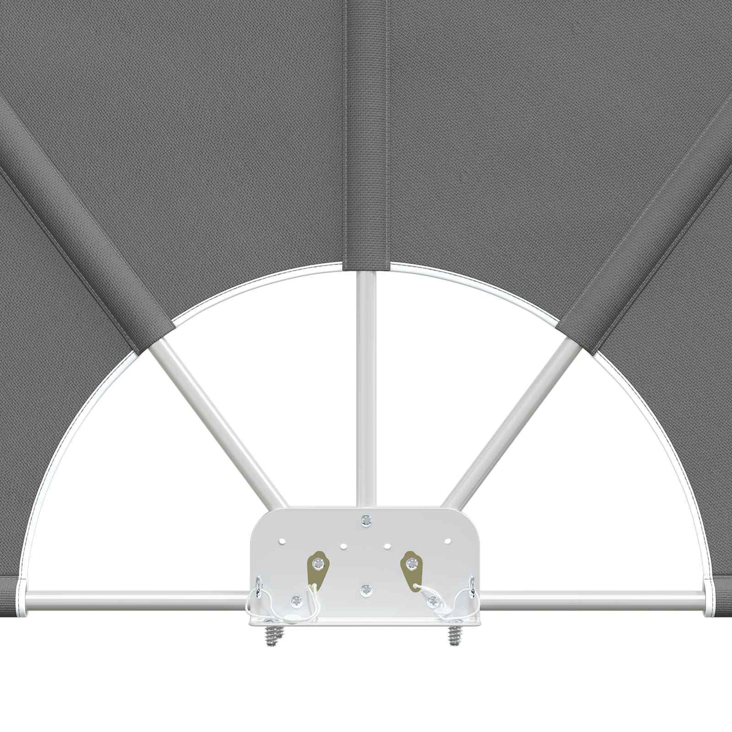 Balkong privat skjerm 240 x 160 cm Polyester Rektangulær
