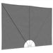 Balkong privat skjerm 240 x 160 cm Polyester Rektangulær