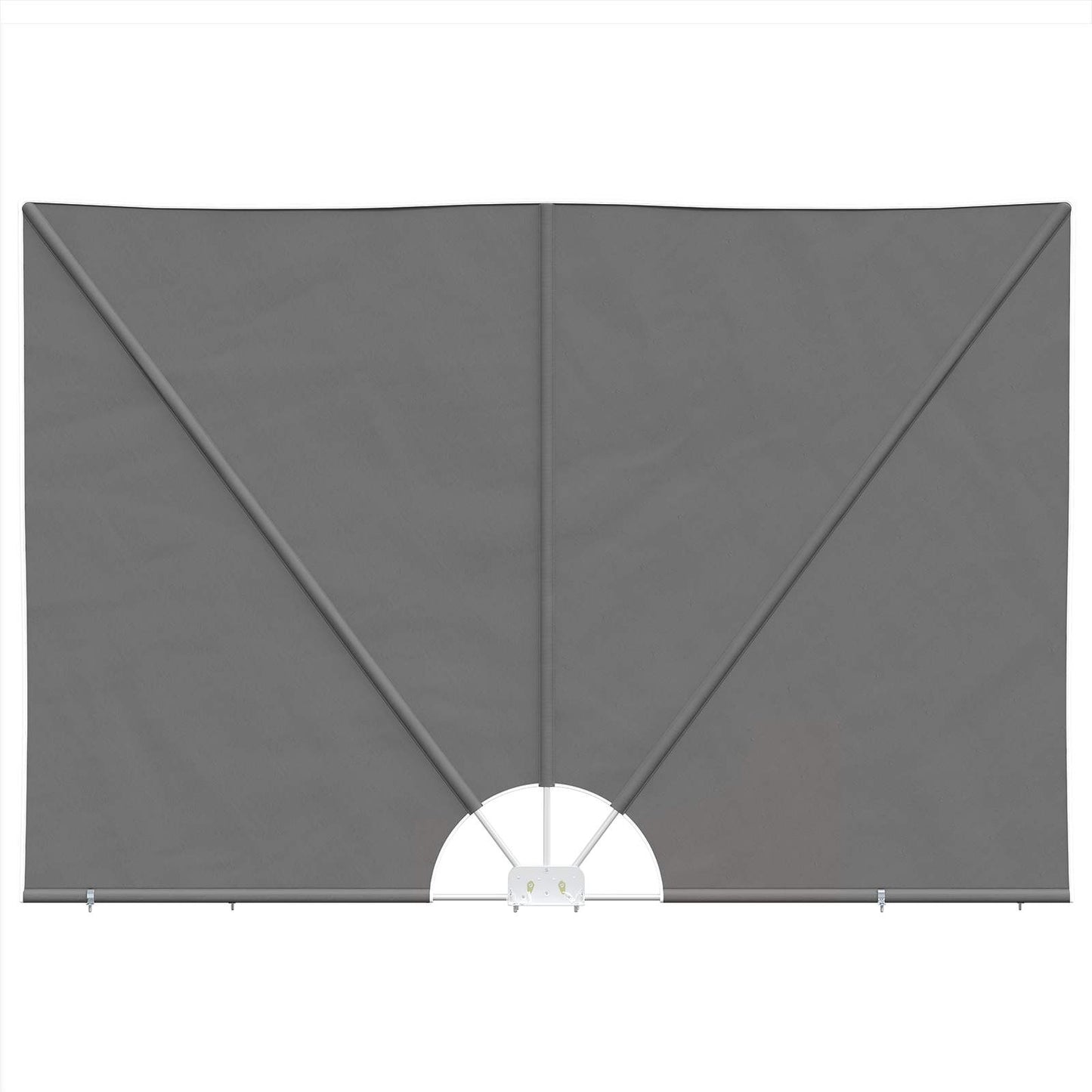 Balkong privat skjerm 240 x 160 cm Polyester Rektangulær