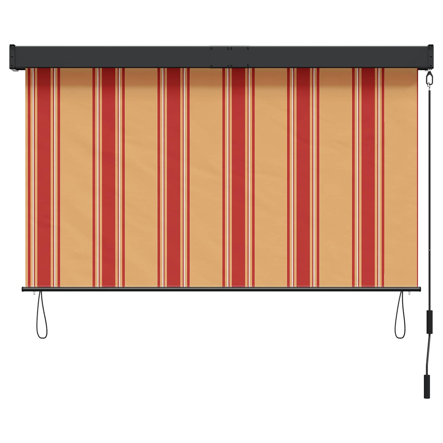 Rullegardin Flerfarget 60 x 250 cm Stoff og Aluminium