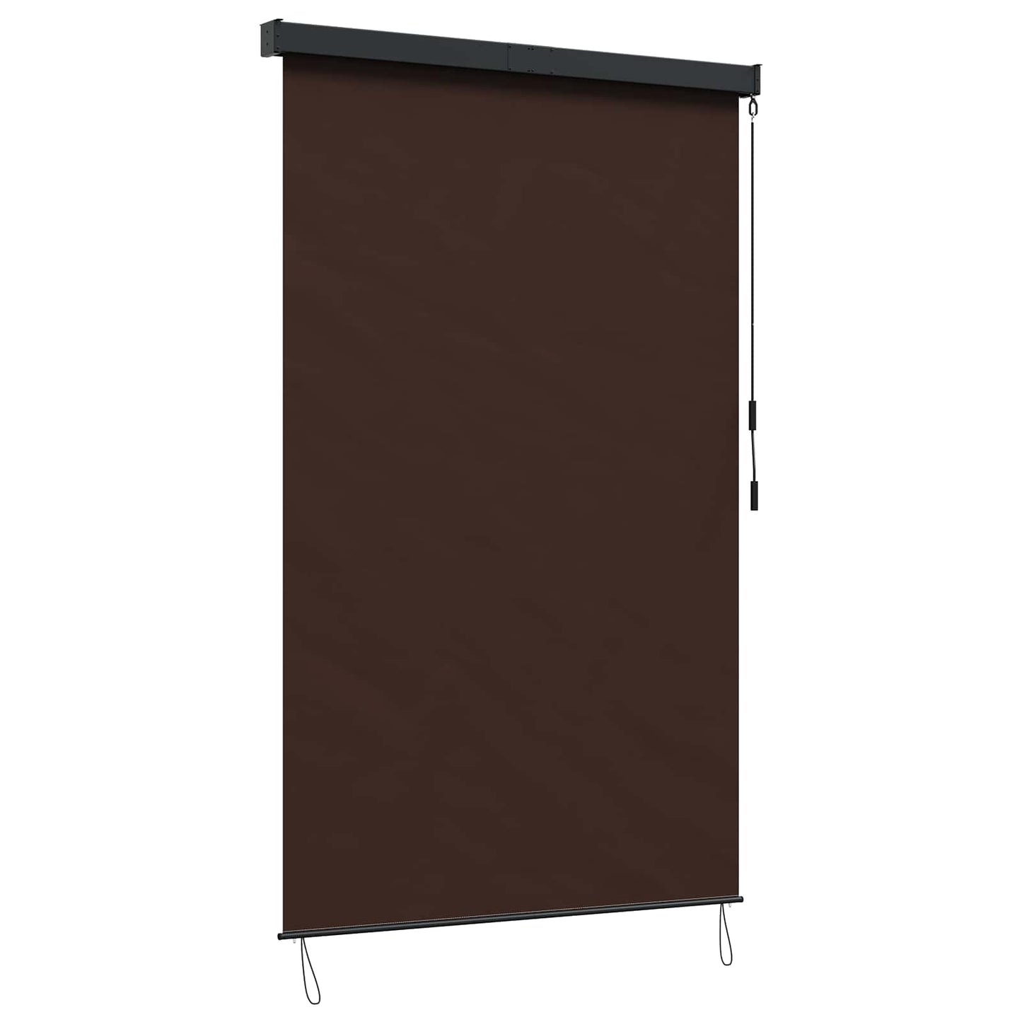 Rullegardin Brun 100 x 250 cm Stoff og Aluminium