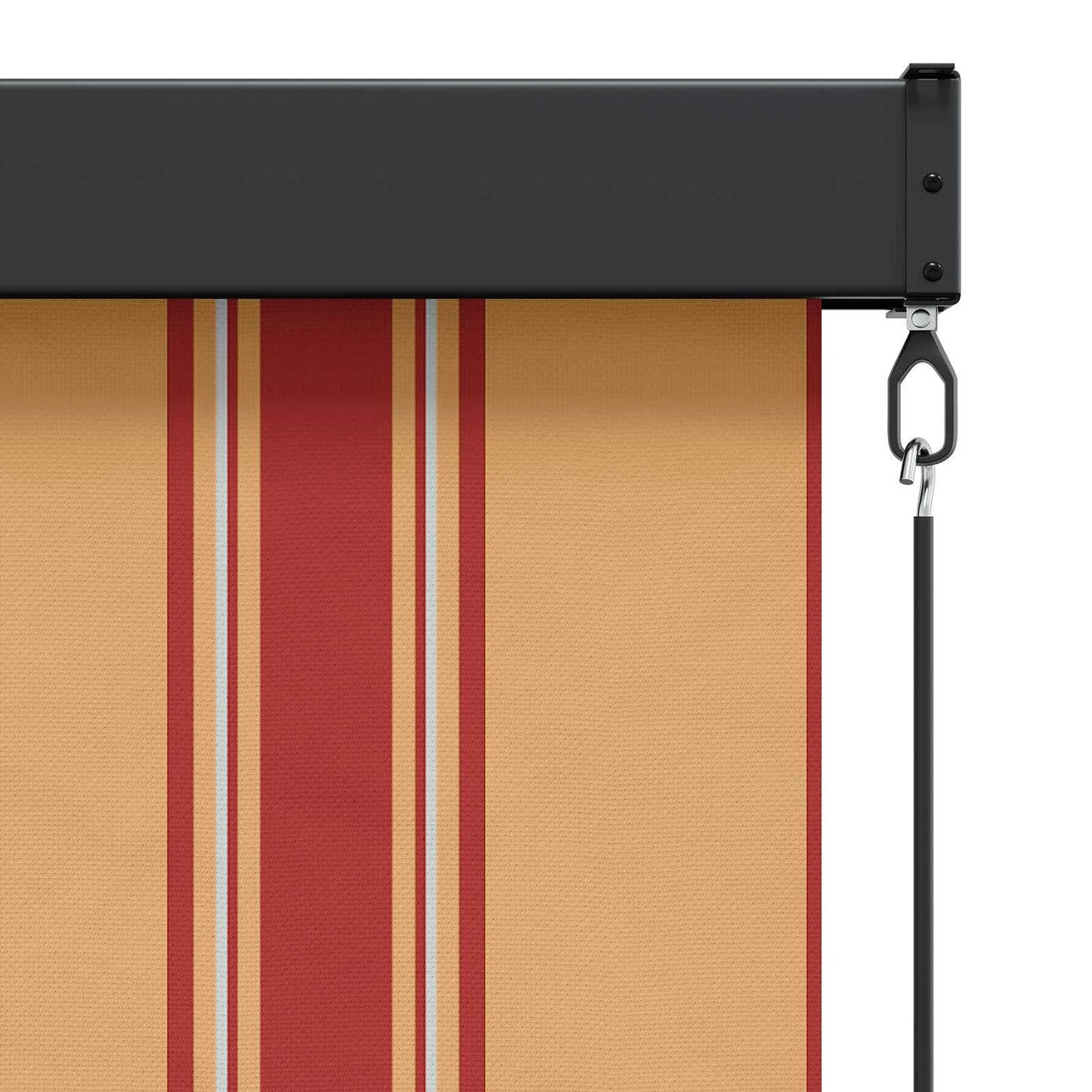 Rullegardin Flerfarget 140 x 250 cm Stoff og Aluminium