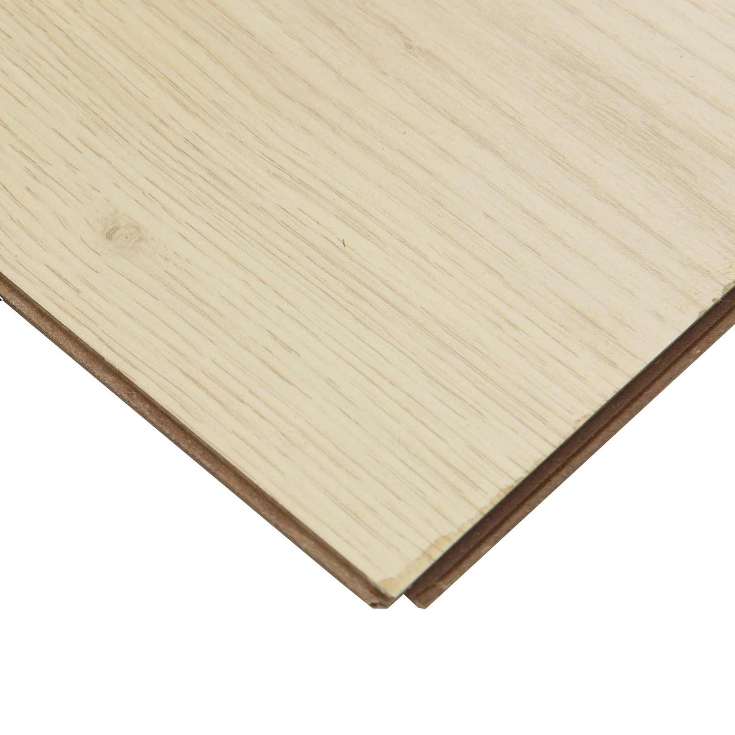 Laminatgulv 5 pcs Myk beige 101 x 20 x 0,8 cm Konstruert tre