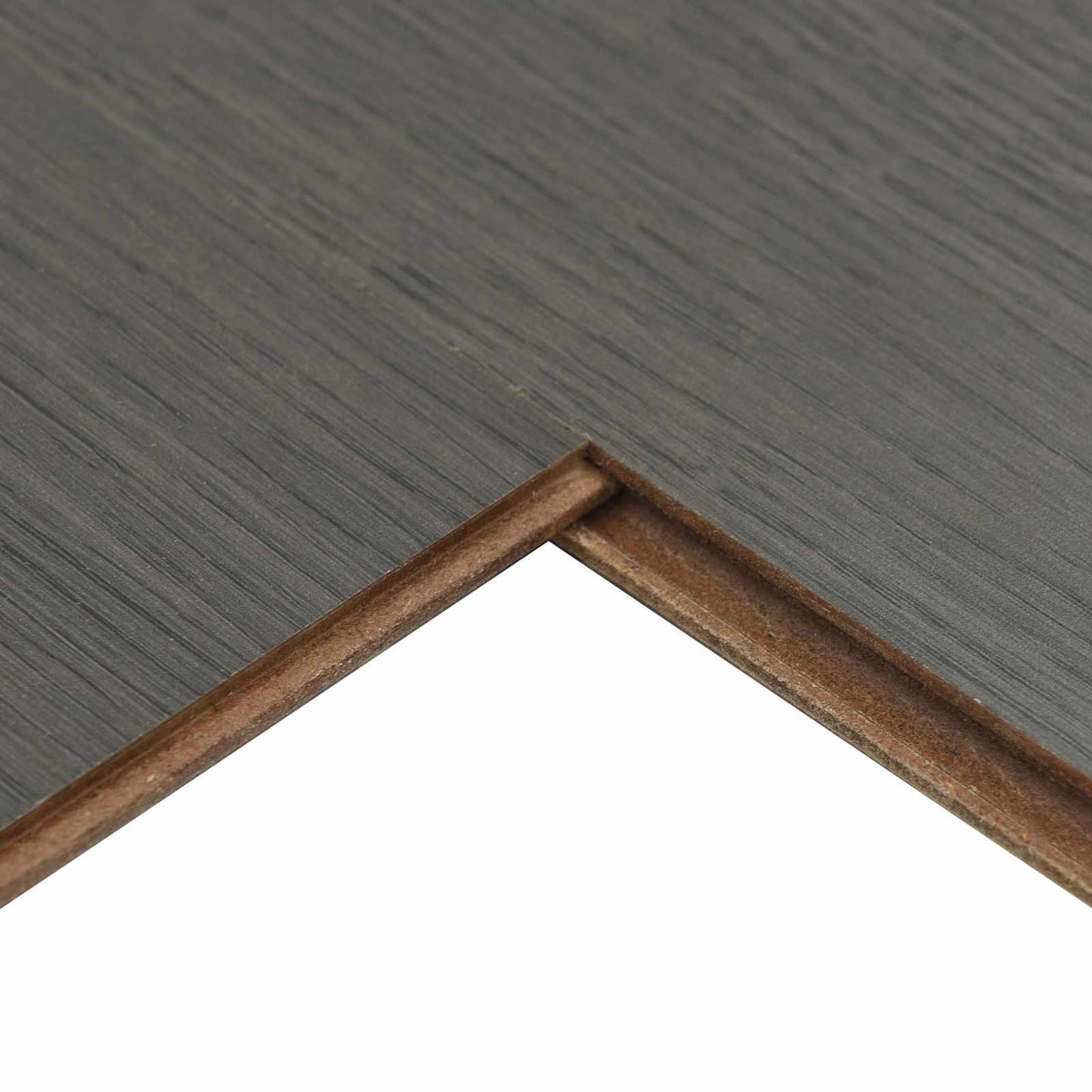 Laminatgulv 5 pcs Varm grå 101 x 20 x 0,8 cm Konstruert tre