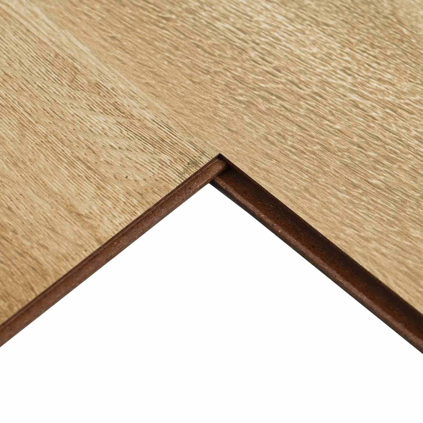 Laminatgulv 5 pcs Rustikk Brun 101 x 20 x 0,8 cm Konstruert tre