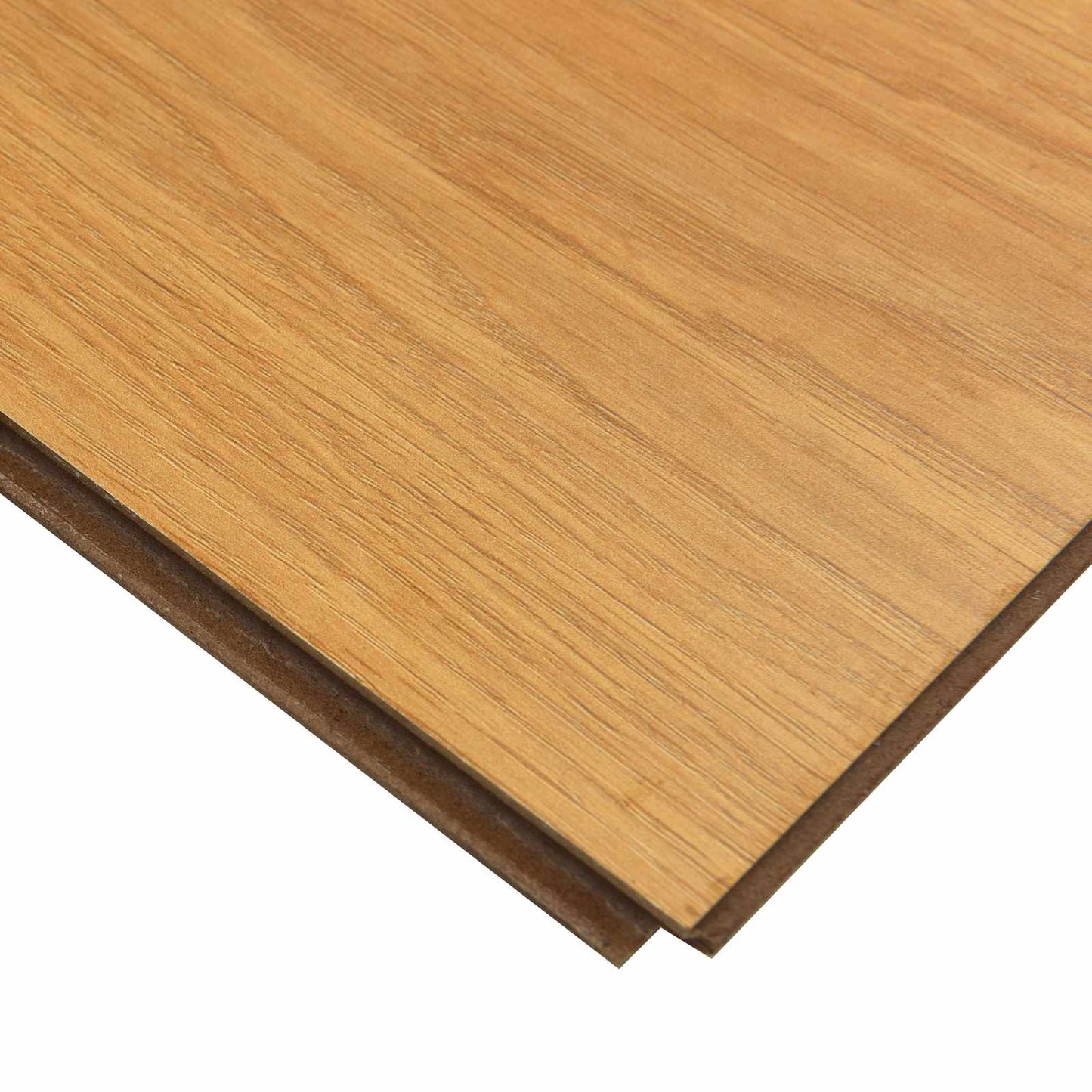 Laminatgulv 15 pcs Varm kastanje 101 x 20 x 0,8 cm