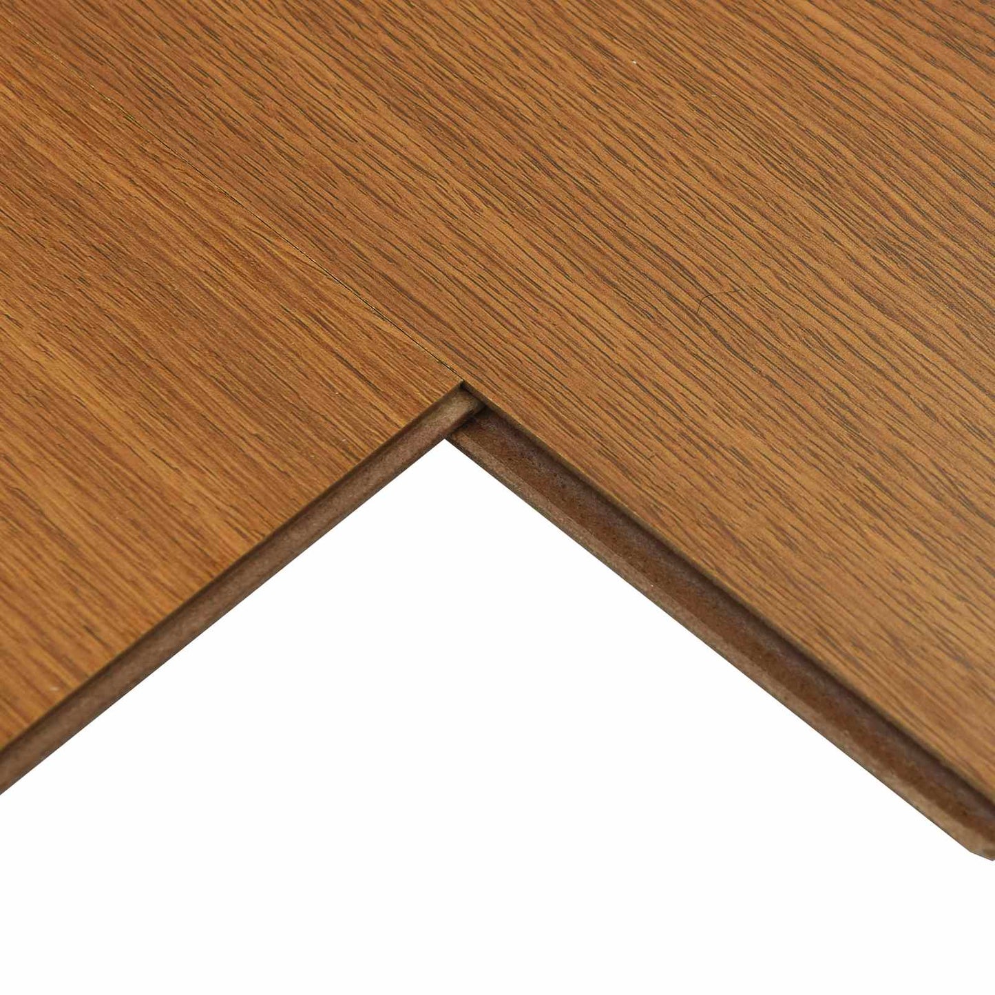 Laminatgulv 15 pcs Gylden gul 101 x 20 x 0,8 cm Konstruert tre