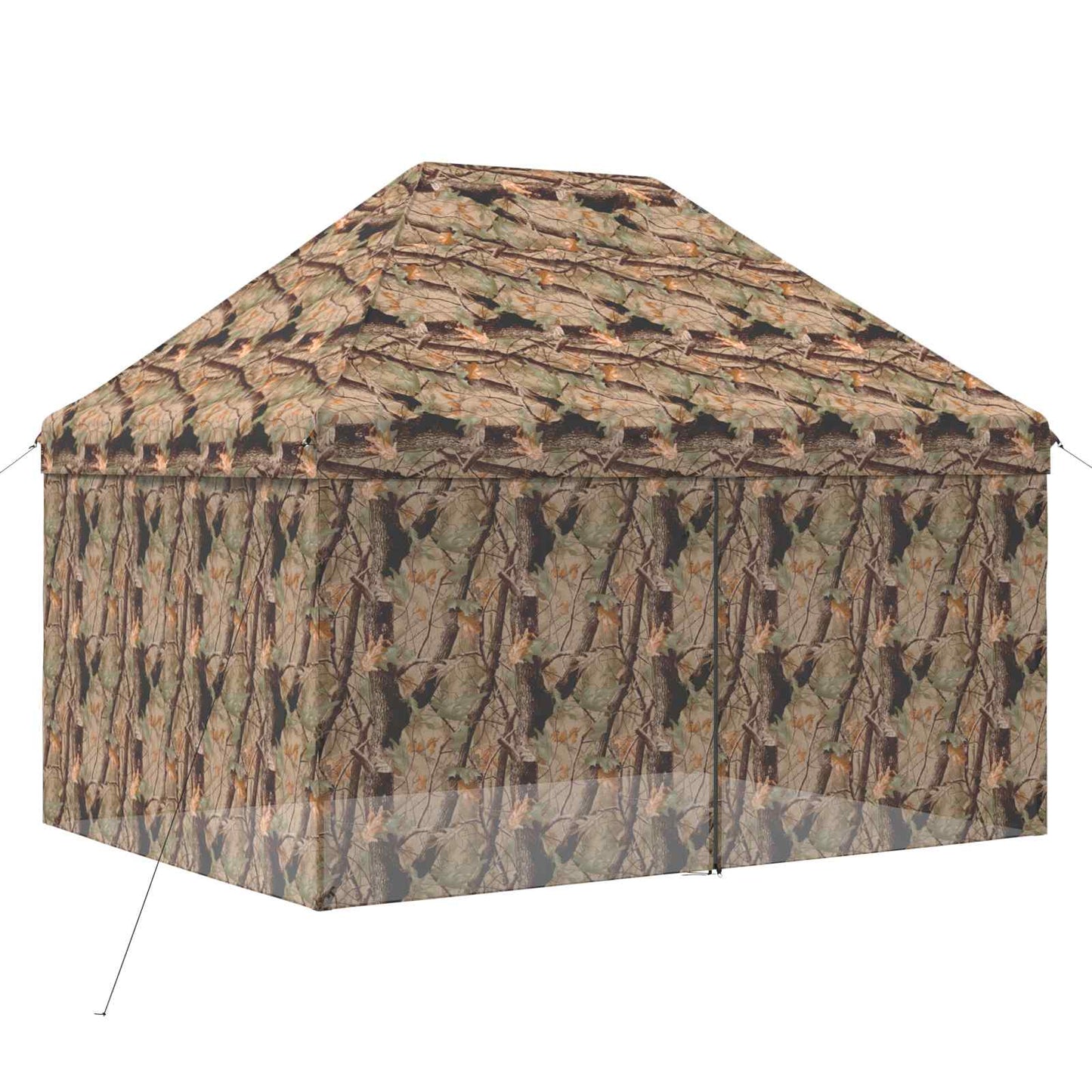 Pop-up Gazebo med 4 Sidevegger 3 x 4 m Skog camo