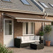 Reserveduk til markise Gråbrun 381 x 295 cm Polyester