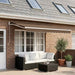 Reserveduk til markise Gråbrun 581 x 295 cm Polyester