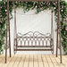 Svingbenk Stål 112 x 60 x 126,5 cm Antikk Brun