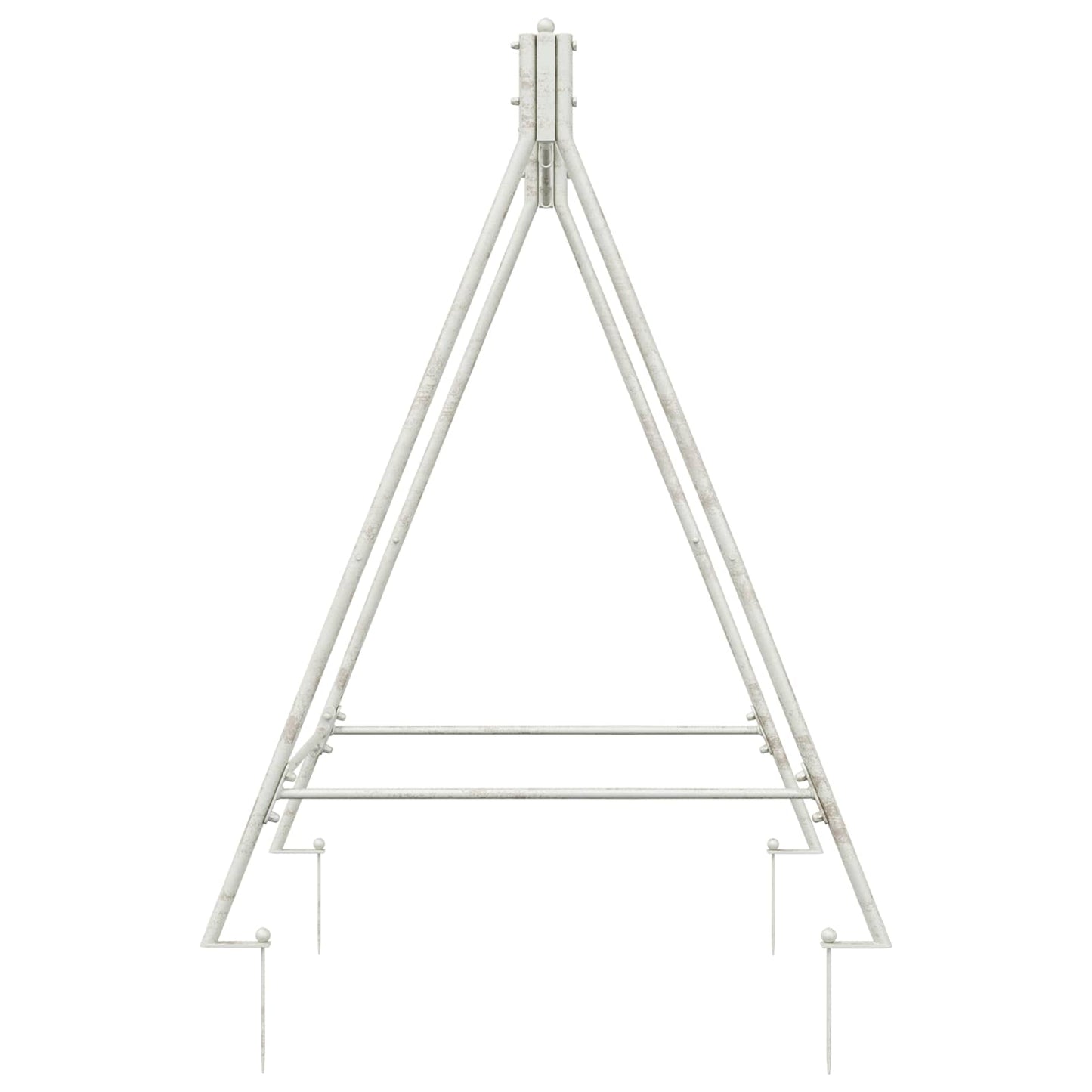 Svingramme Antikk hvit 113 x 121,5 x 168 cm Stål