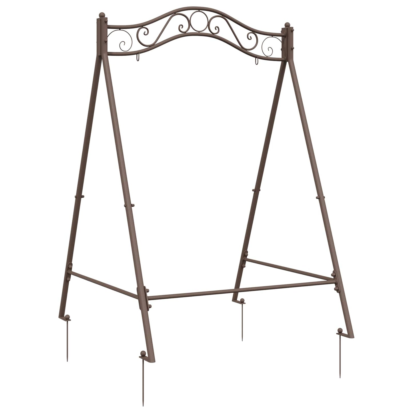 Svingramme Antikk Brun 113 x 121,5 x 168 cm Stål