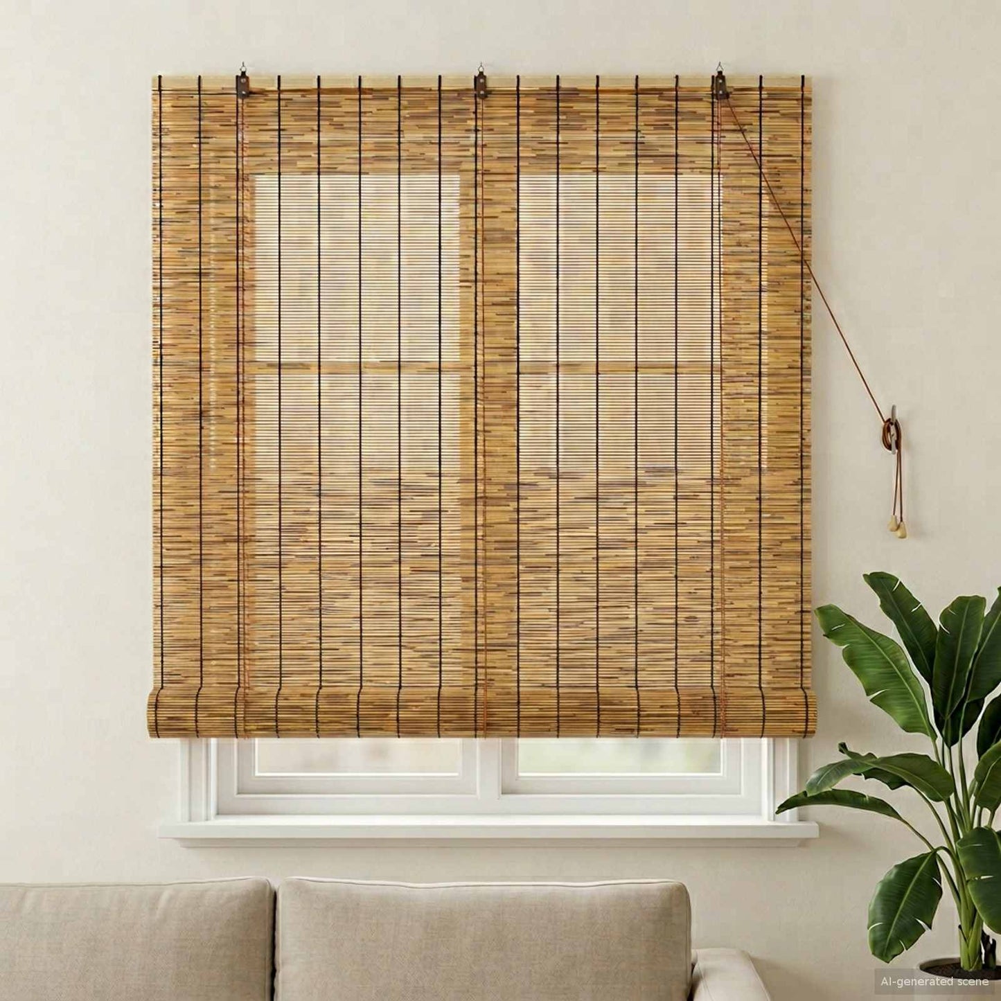 Rullegardin Brun 140 x 160 cm Siv