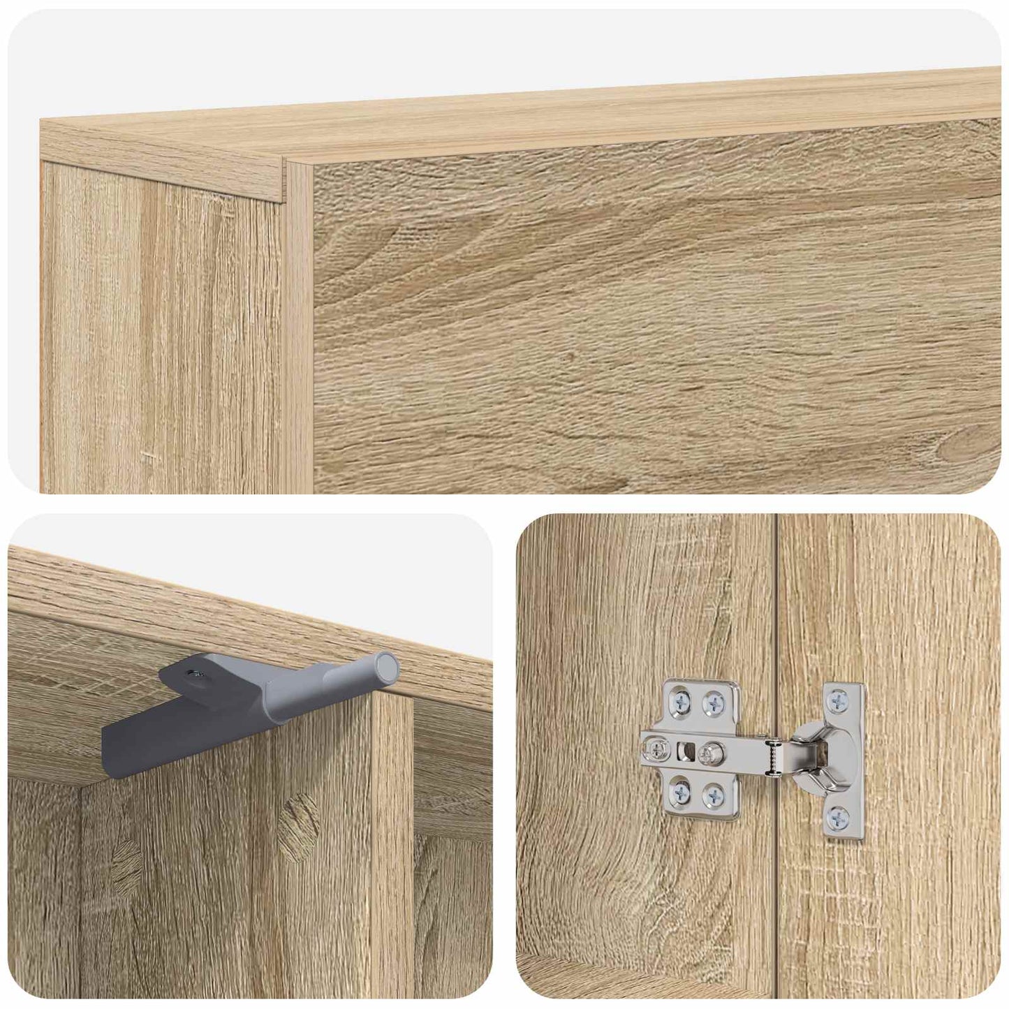 Peisramme Sonoma 102 x 18 x 100,5 cm Konstruert tre