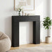 Peisramme Svart 102 x 18 x 100,5 cm Konstruert tre