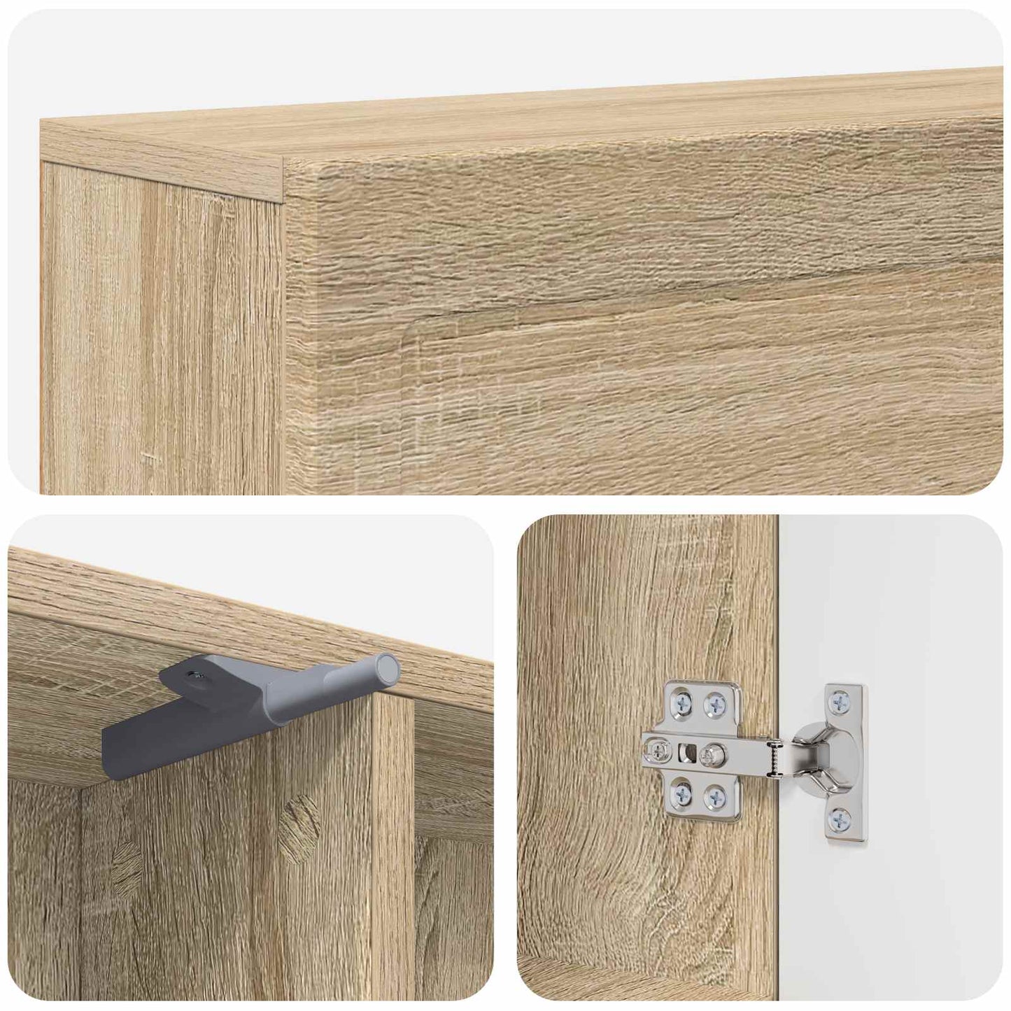Peisramme Sonoma 102 x 18 x 100,5 cm Konstruert tre