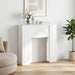 Peisramme Høgglans hvit 93 x 20 x 89 cm Konstruert tre