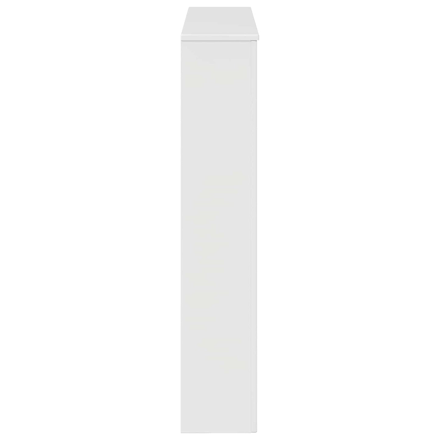 Peisramme Glanset Hvit 102 x 20 x 102 cm Konstruert tre