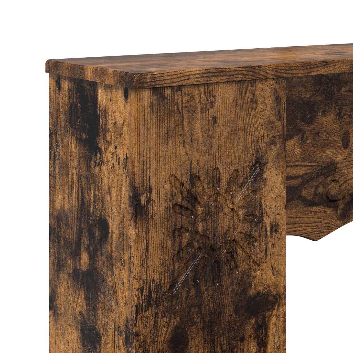 Peisramme Røkt Eik 102 x 20 x 102 cm Konstruert tre