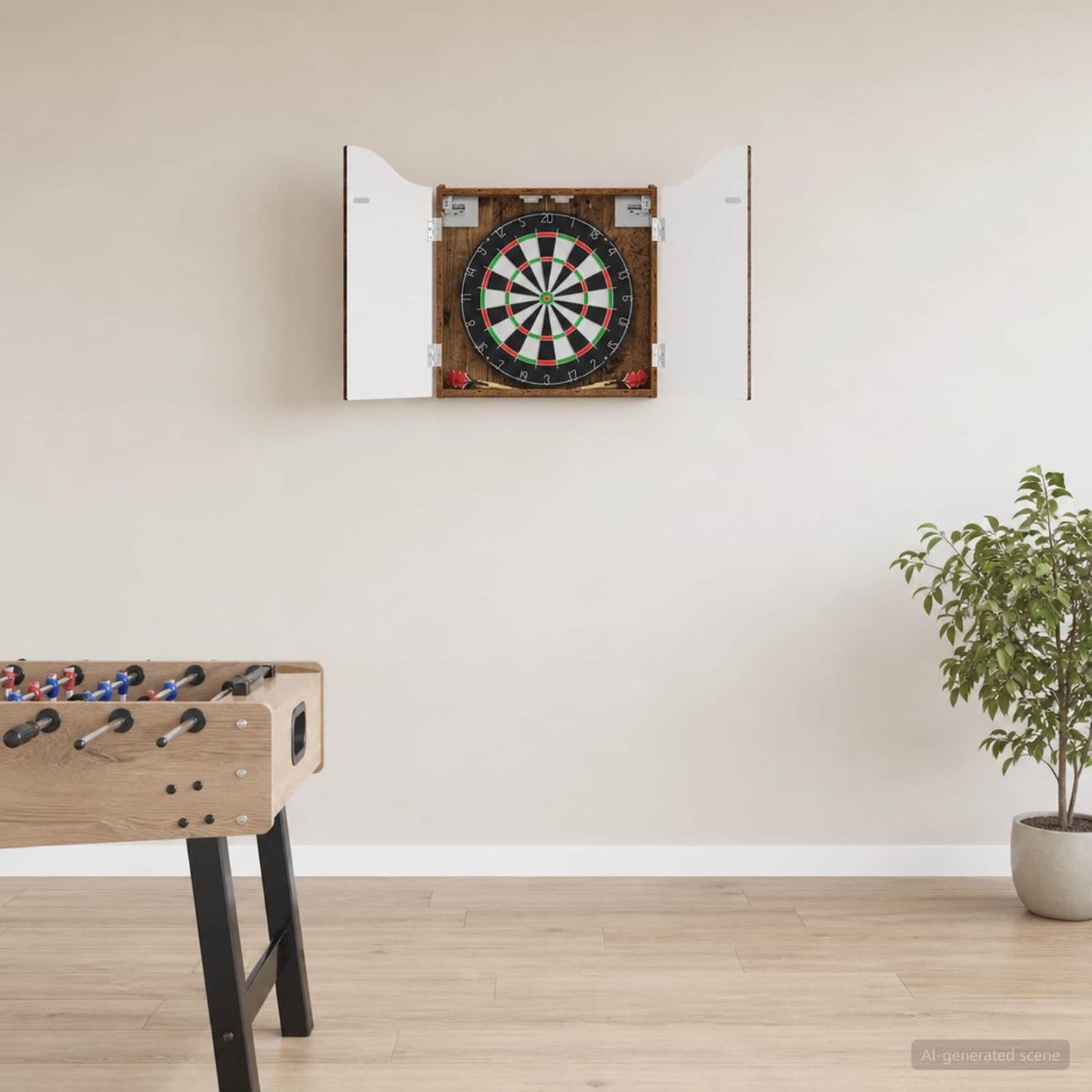Dartbrettskap Gammelt tre 56 x 12 x 63 cm Konstruert tre