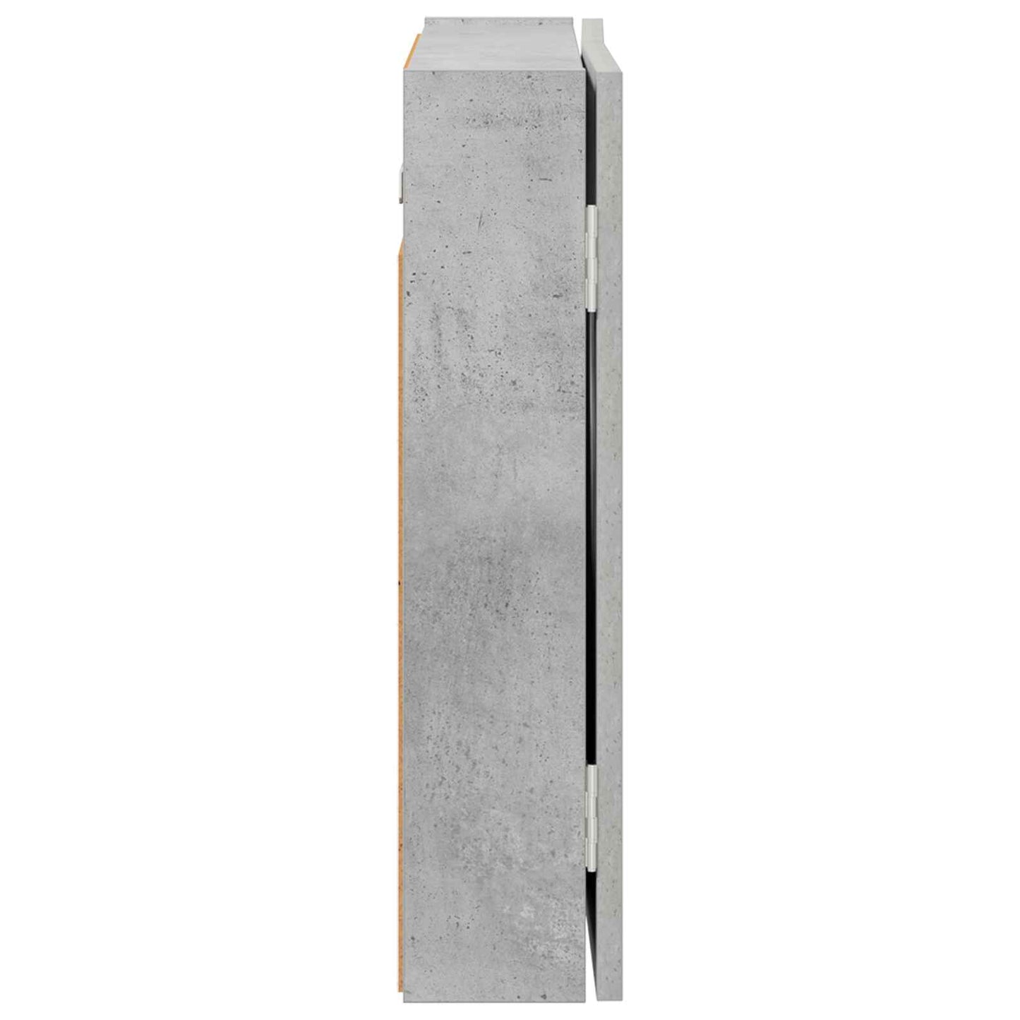 Dartbrettskap Betonggrå 56 x 12 x 53,5 cm Konstruert tre