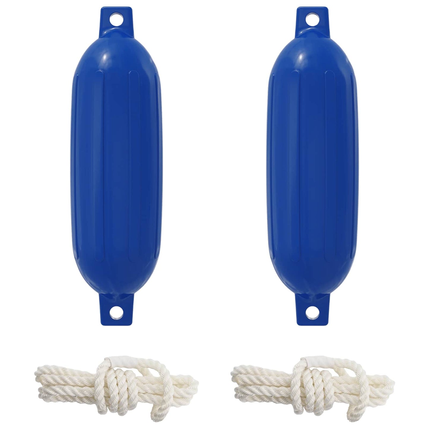 Båtfendere 2 stk. Ø 14 x 50 cm Blå PVC