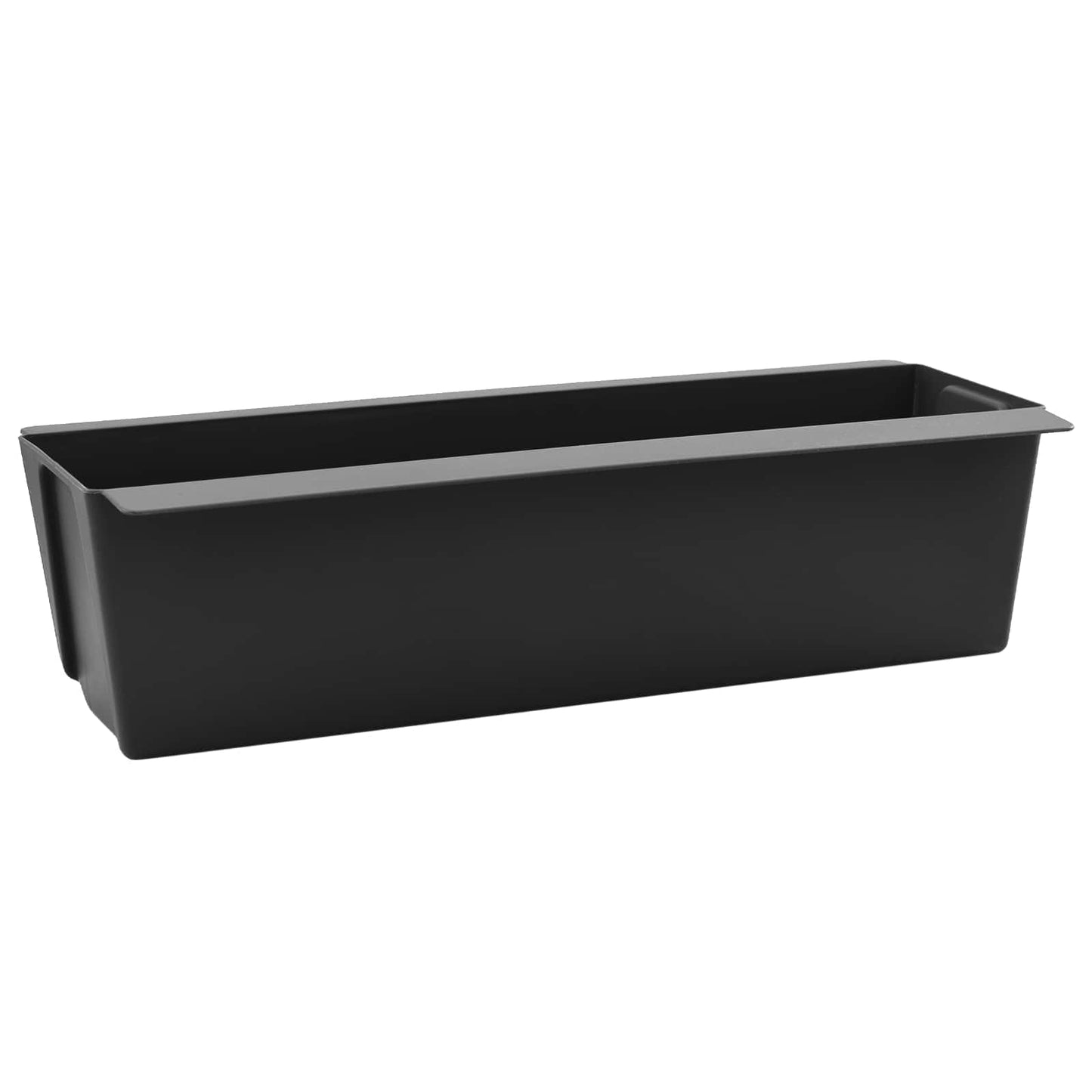 Blomsterkasser for Euro-paller 24 pcs Svart 36 x 13,5 x 9,5 cm