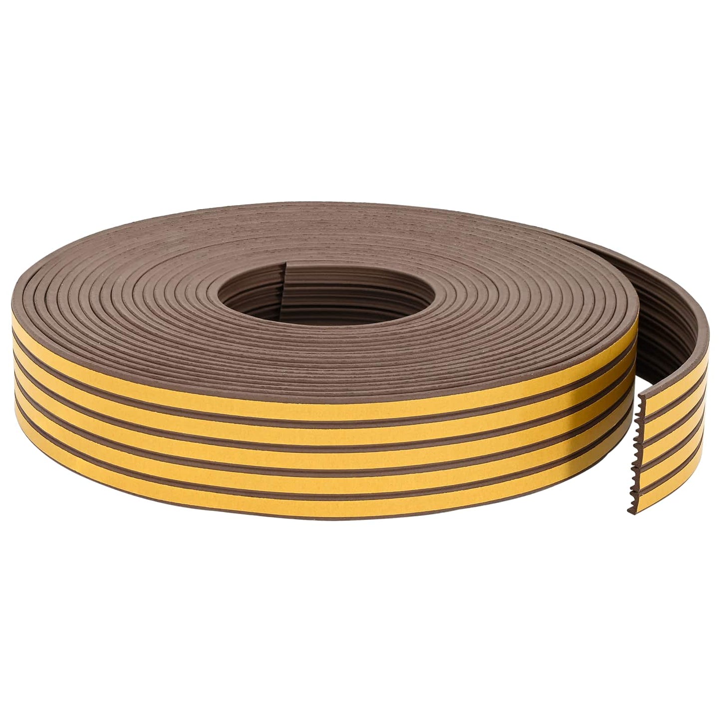 Selvklebende vindusforsegling Brun 9 x 4 mm 12 m EPDM Skum