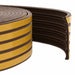 Selvklebende vindusforsegling Brun 15 x 8 mm 25 m EPDM Skum