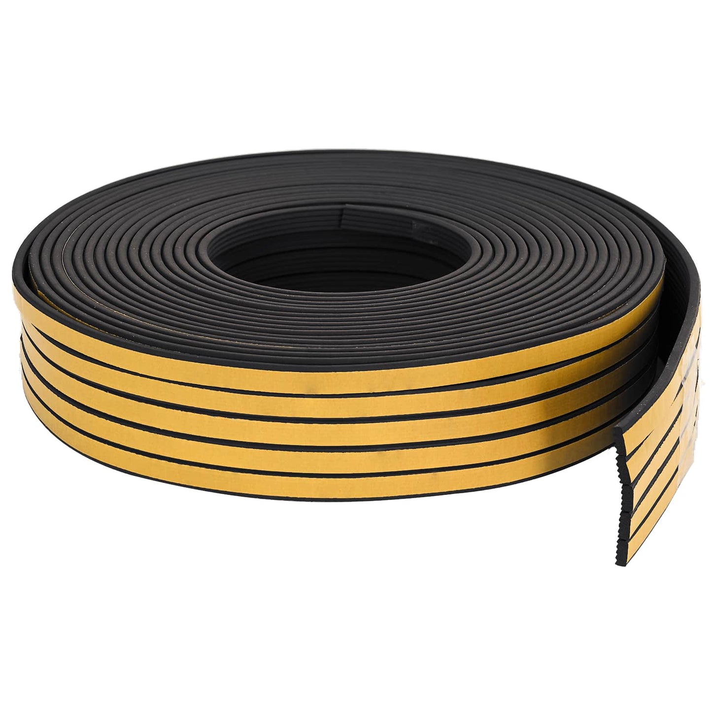 Selvklebende vindusforsegling Svart 10 x 4 mm 12 m EPDM Skum