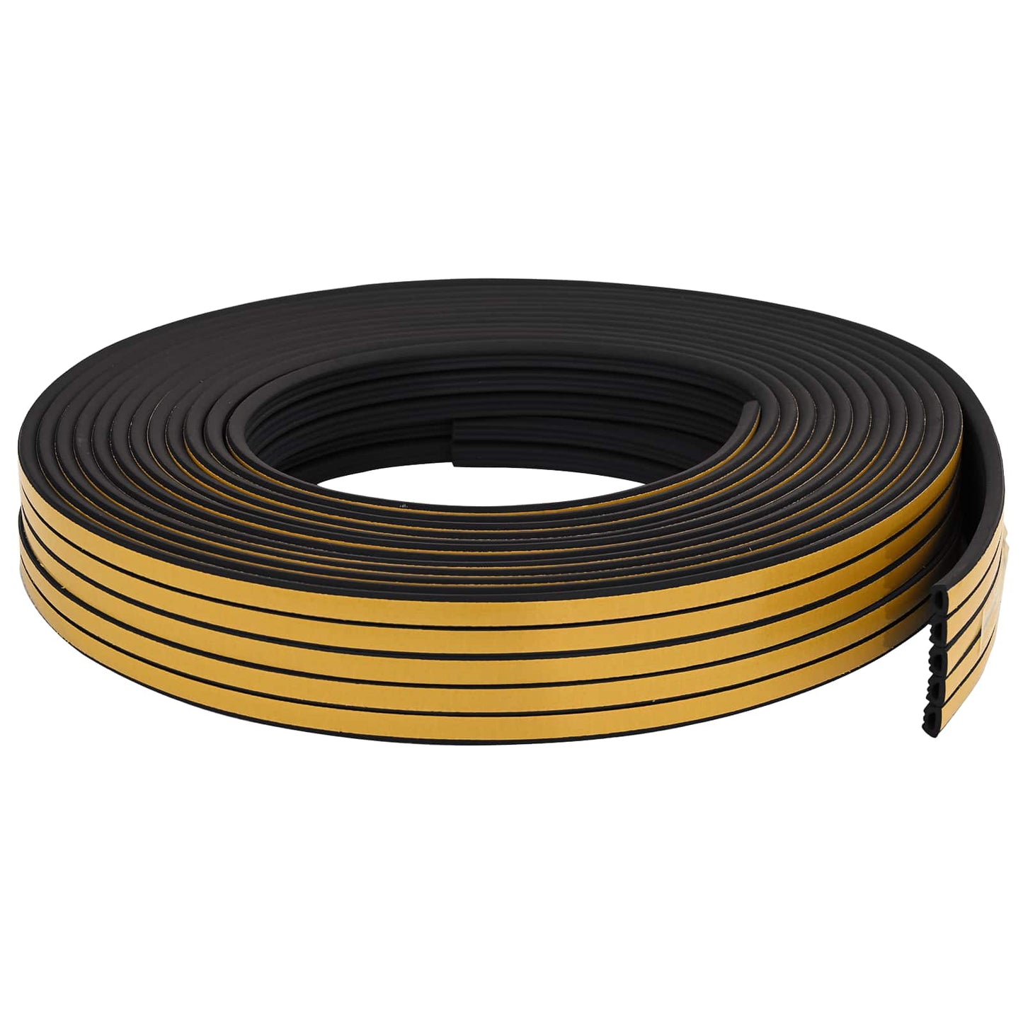 Selvklebende vindusforsegling Svart 10 x 6 mm 100 m EPDM Skum